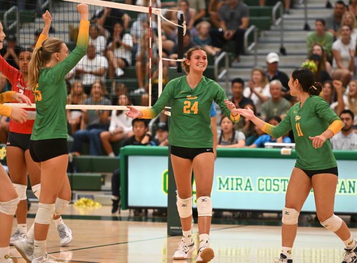 Charlie Fuerbringer (24) and Mayden Lin (11)